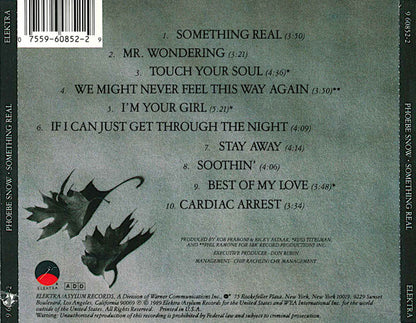 Phoebe Snow : Something Real (CD, Album)