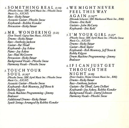 Phoebe Snow : Something Real (CD, Album)