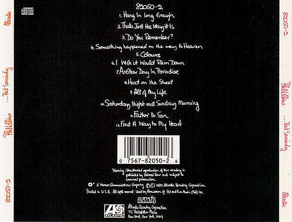 Phil Collins : ...But Seriously (CD, Album, RE)
