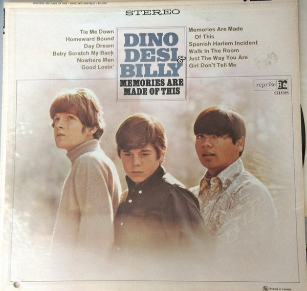 Dino, Desi & Billy : Memories Are Made Of This (LP, Album)