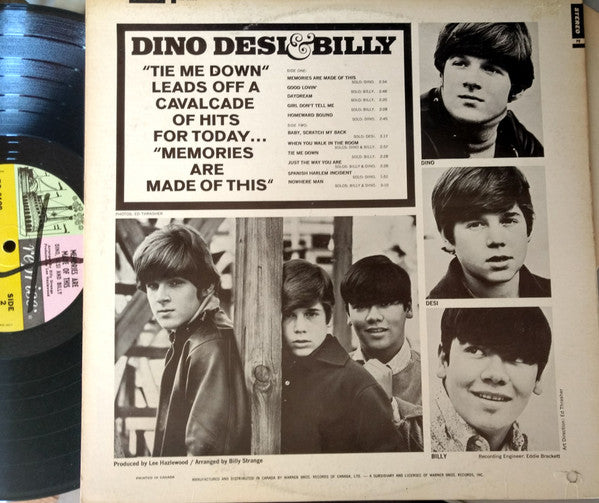 Dino, Desi & Billy : Memories Are Made Of This (LP, Album)