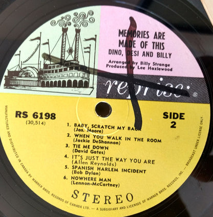 Dino, Desi & Billy : Memories Are Made Of This (LP, Album)