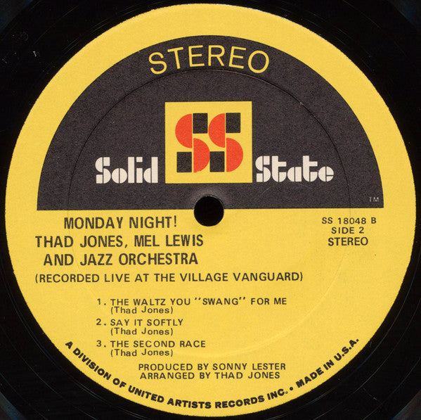 Buy Thad Jones / Mel Lewis Orchestra : Monday Night (LP, Album