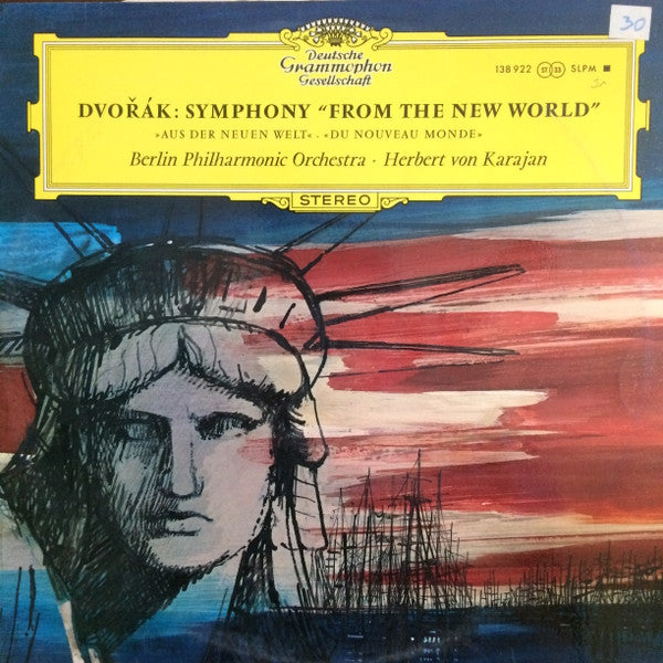 Antonín Dvořák / Berliner Philharmoniker • Herbert von Karajan : Symphony "From The New World" (LP, Album, RCA)