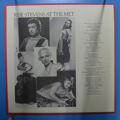 Risë Stevens : Risë Stevens At The Met (LP, Comp, Mono)