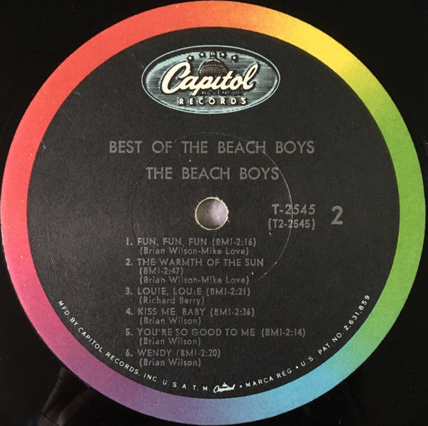 The Beach Boys : The Best Of The Beach Boys Vol. 1 (LP, Comp, Mono, Jac)