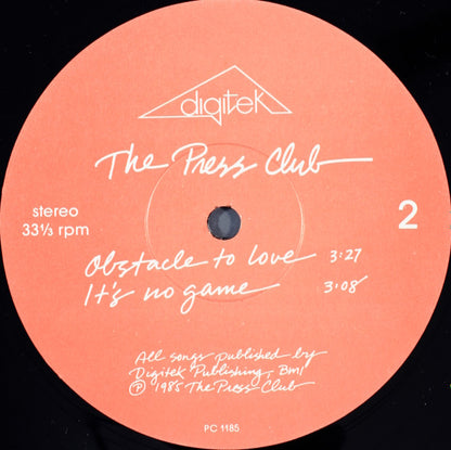 The Press Club : It's No Game (12", EP)