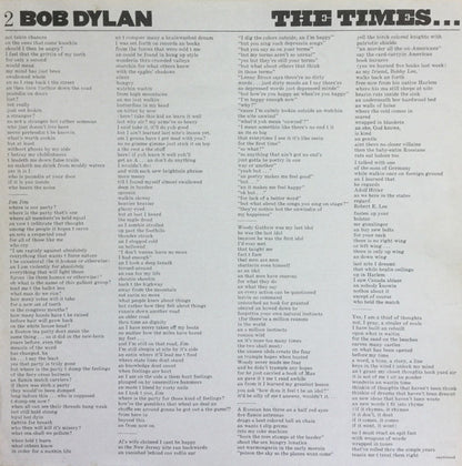 Bob Dylan : The Times They Are A-Changin' (LP, Album, Mono, RP, Pit)