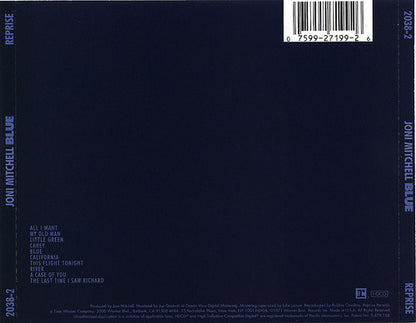 Joni Mitchell : Blue (HDCD, Album, RE, RM)