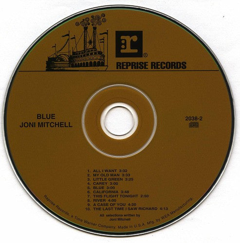 Joni Mitchell : Blue (HDCD, Album, RE, RM)