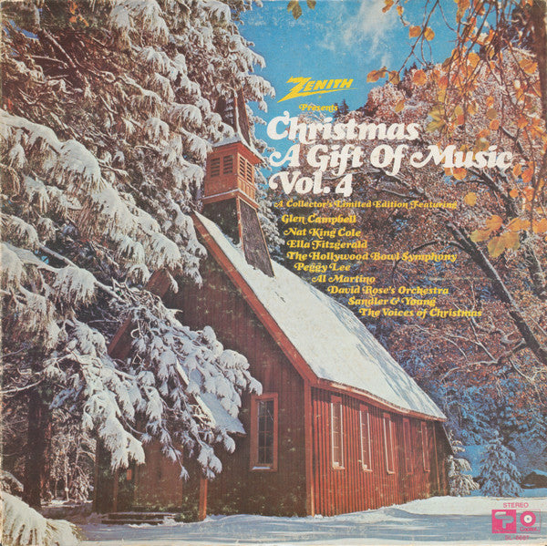 Various : Zenith Presents Christmas A Gift Of Music Volume 4 (LP, Comp, Ltd)