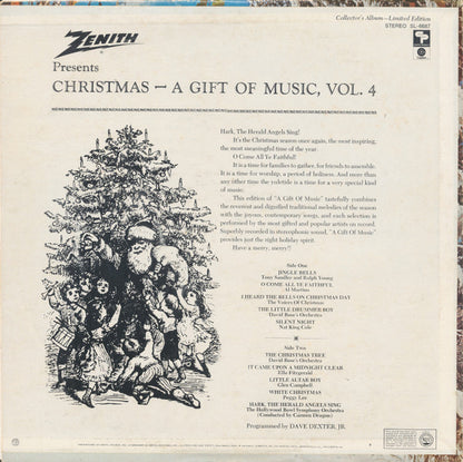 Various : Zenith Presents Christmas A Gift Of Music Volume 4 (LP, Comp, Ltd)