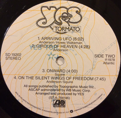 Yes : Tormato (LP, Album, Mon)