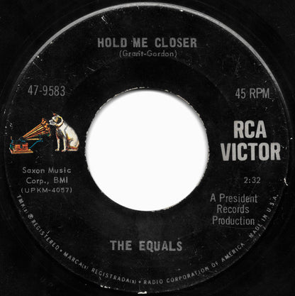 The Equals : Baby, Come Back / Hold Me Closer (7", Single, Roc)