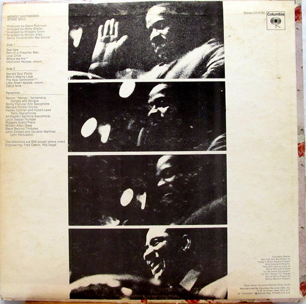 Mongo Santamaria : Stone Soul (LP, Album, Pit)