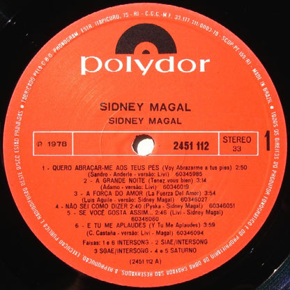 Sidney Magal : Sidney Magal (LP, Album)
