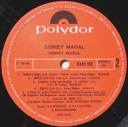 Sidney Magal : Sidney Magal (LP, Album)