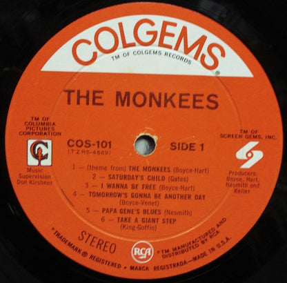 The Monkees : The Monkees (LP, Album, RP, Roc)