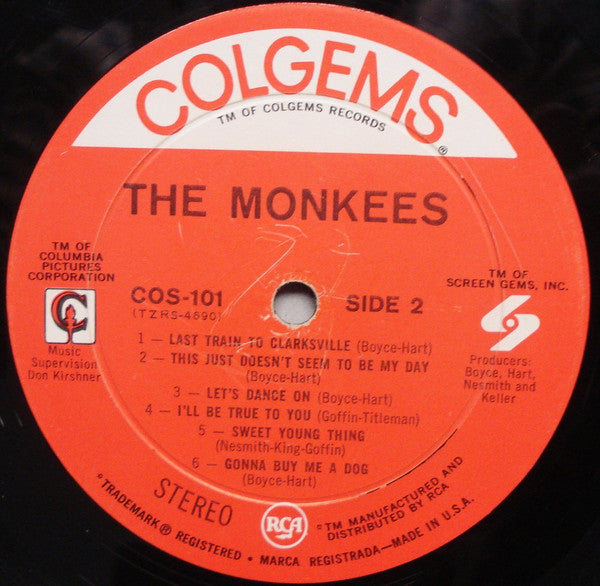 The Monkees : The Monkees (LP, Album, RP, Roc)