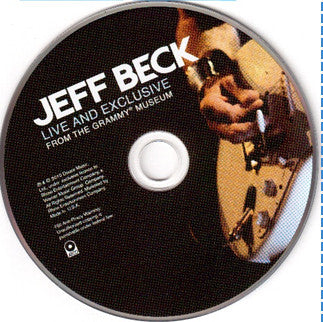 Jeff Beck : Live And Exclusive From The Grammy Museum (CD, Album)
