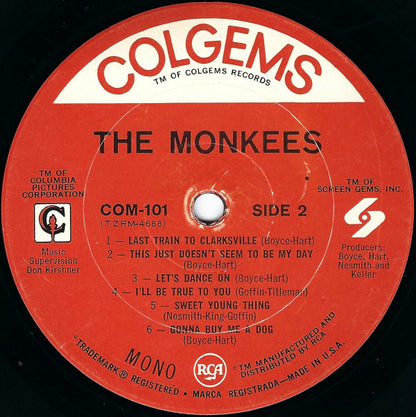 The Monkees : The Monkees (LP, Album, Mono, RP, MGM)