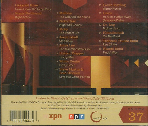Various : Live At The World Cafe Volume 37 (CD, Comp)