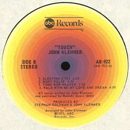 John Klemmer : Touch (LP, Album)