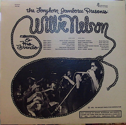 Willie Nelson : The Longhorn Jamboree Presents Willie Nelson & His Friends (LP, Comp)