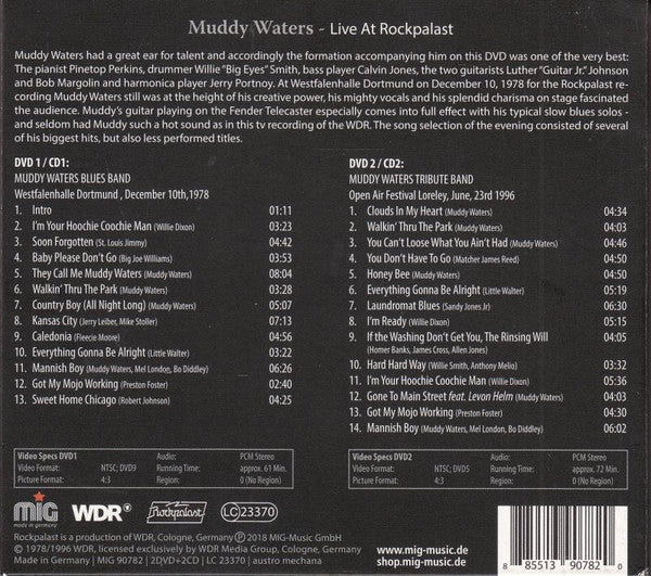 Muddy Waters : Live At Rockpalast (2xCD, Album + 2xDVD, Album)