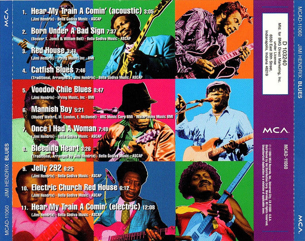 Jimi Hendrix : Blues (CD, Comp, Club)