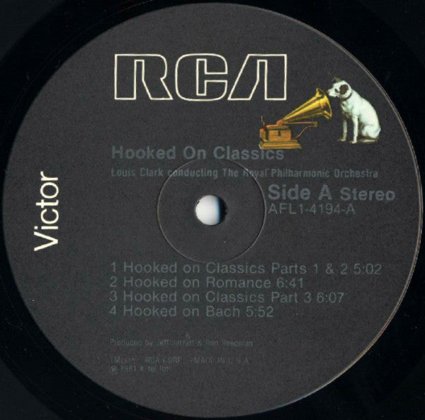 Louis Clark Conducting The Royal Philharmonic Orchestra* : Hooked On Classics (LP, Album)