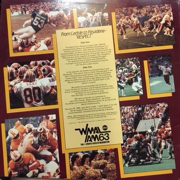 The Washington Redskins : '82-'83 World Champion Washington Redskins (LP)