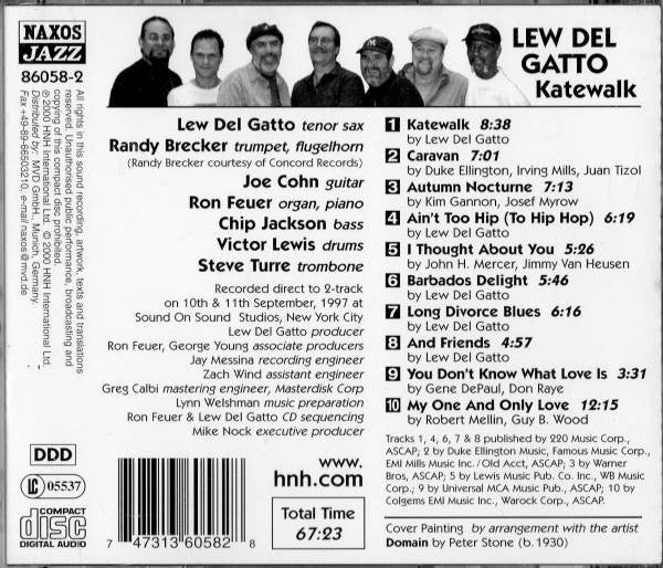 Lew Del Gatto : Katewalk (CD, Album)