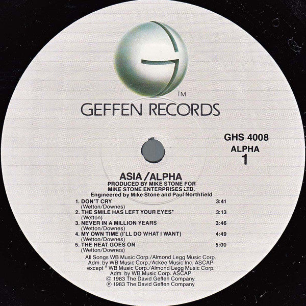 Asia Alpha マスタリング版 レコード Buy Asia : Alpha (LP, Album, All) Online for a great price – The