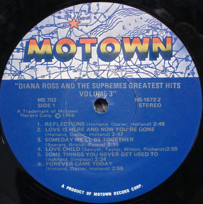 Diana Ross & The Supremes* : Greatest Hits  Volume 3 (LP, Comp)