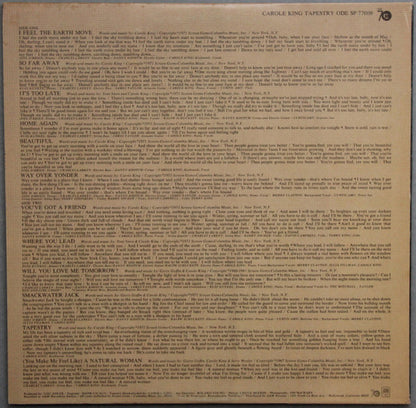 Carole King : Tapestry (LP, Album, RP, Pit)