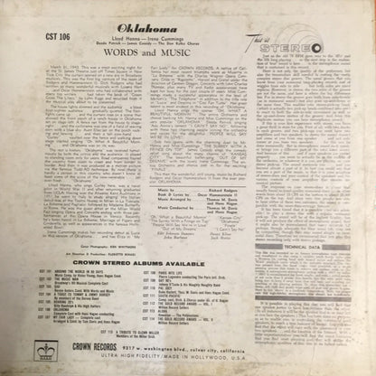 Rodgers & Hammerstein : Rodgers & Hammerstein's Oklahoma (LP, Red)