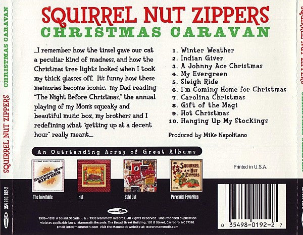 Squirrel Nut Zippers : Christmas Caravan (CD, Album)