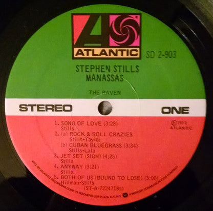 Stephen Stills, Manassas : Manassas (2xLP, Album, RE, RI)