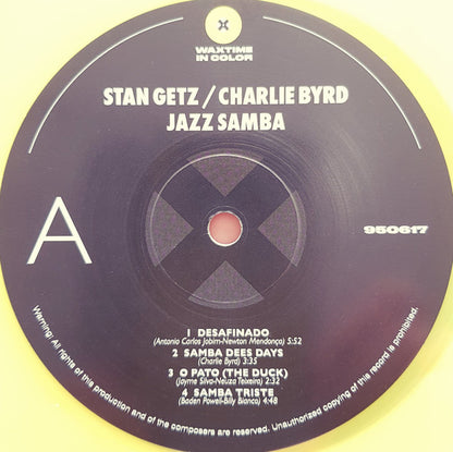 Stan Getz / Charlie Byrd : Jazz Samba (LP, Album, Ltd, RE, RM, 180)