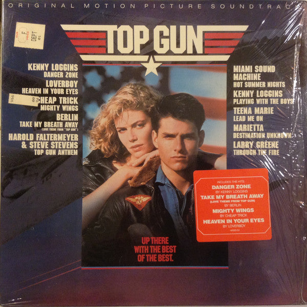 Various : Top Gun (Original Motion Picture Soundtrack) (LP, Album, Car)