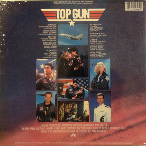 Various : Top Gun (Original Motion Picture Soundtrack) (LP, Album, Car)