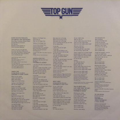 Various : Top Gun (Original Motion Picture Soundtrack) (LP, Album, Car)