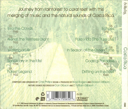 Chris Phillips, Dan Gibson : Costa Rica: An Eco Journey From Rainforest To Coral Reef (CD, Album)