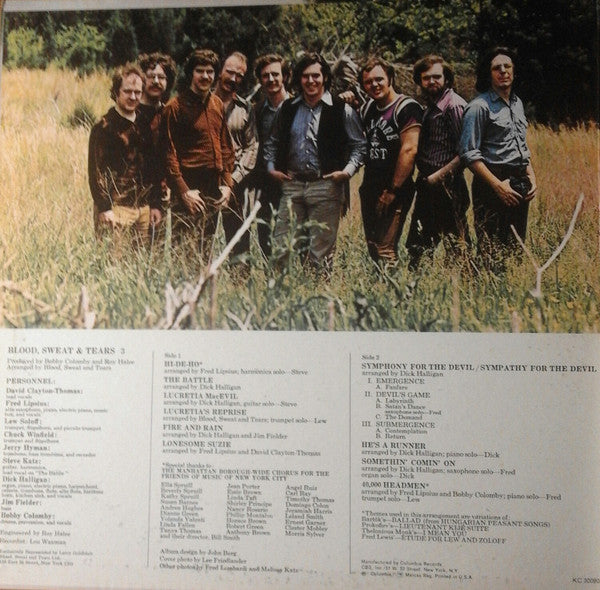 Blood, Sweat & Tears* : Blood, Sweat And Tears 3 (LP, Album, Gat)