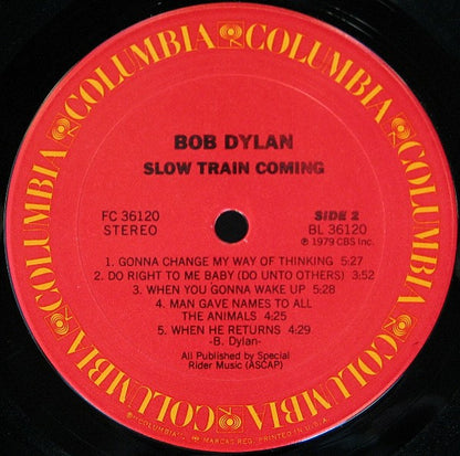 Bob Dylan : Slow Train Coming (LP, Album, No )