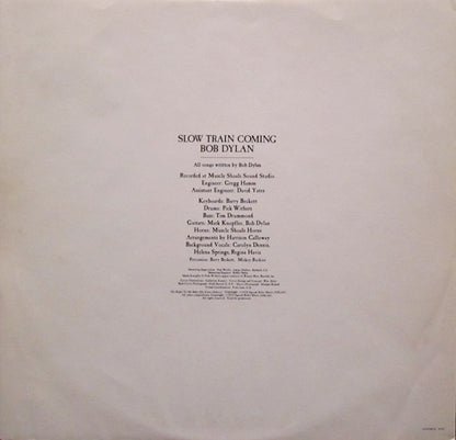 Bob Dylan : Slow Train Coming (LP, Album, No )