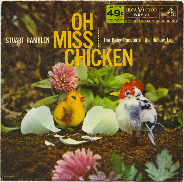 Stuart Hamblen : Oh Miss Chicken / The Baby Racoon In The Hollow Log (7", Single)