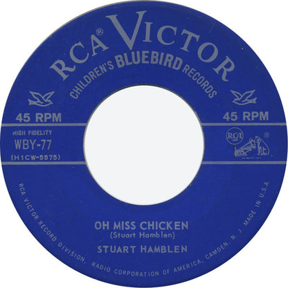 Stuart Hamblen : Oh Miss Chicken / The Baby Racoon In The Hollow Log (7", Single)