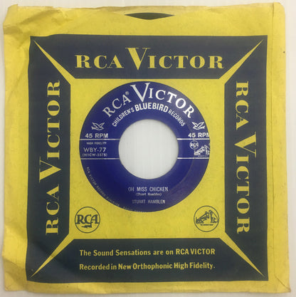 Stuart Hamblen : Oh Miss Chicken / The Baby Racoon In The Hollow Log (7", Single)